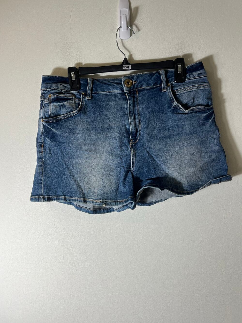 River Island Blue Jean Shorts Sz 16